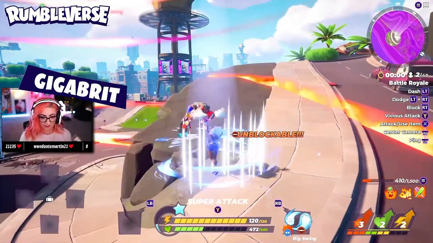 免費多人遊戲《Rumbleverse》8月11日發售 新預告發布