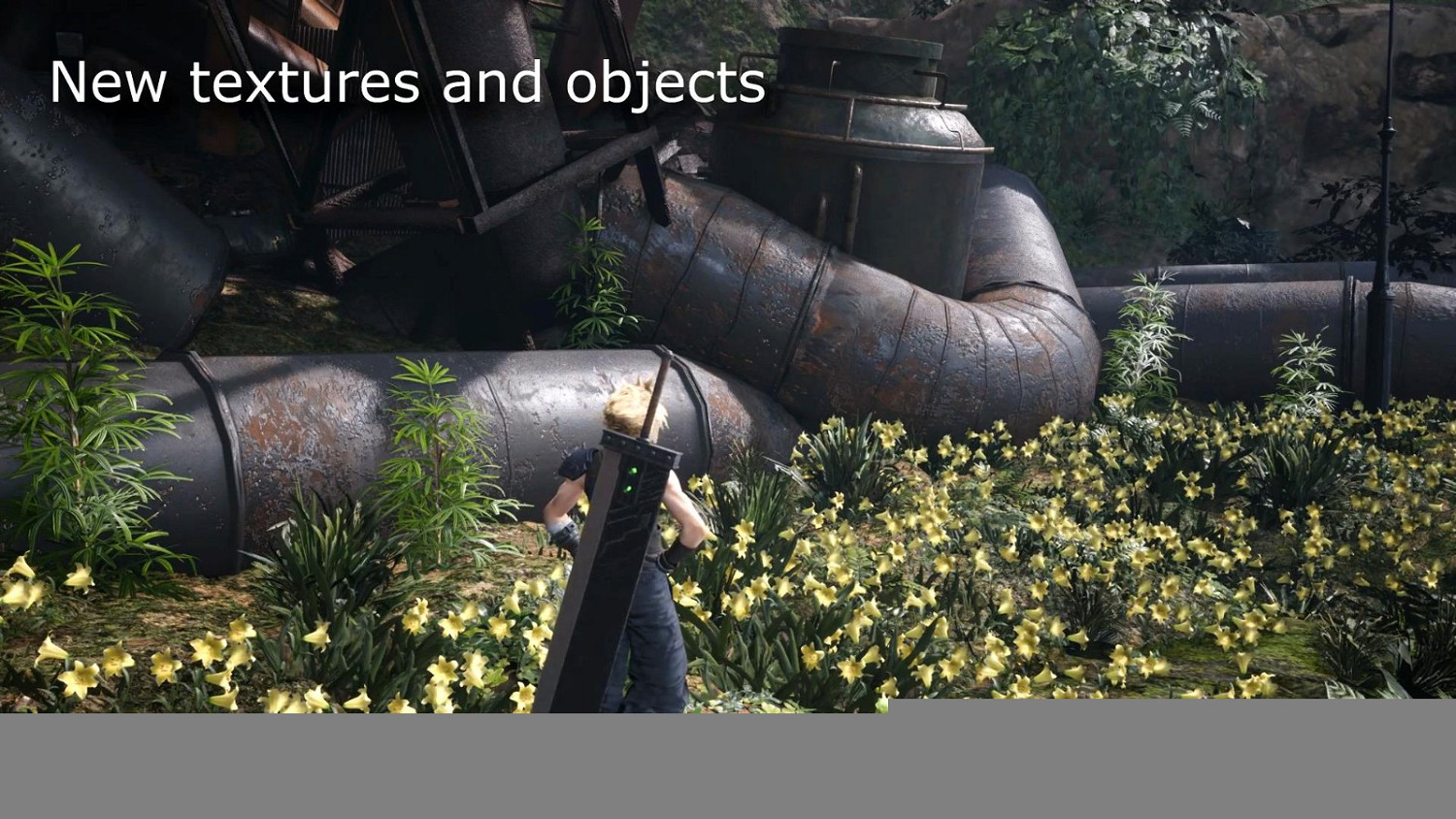 《太空戰士7：重製版》新高清材質包 畫面提升