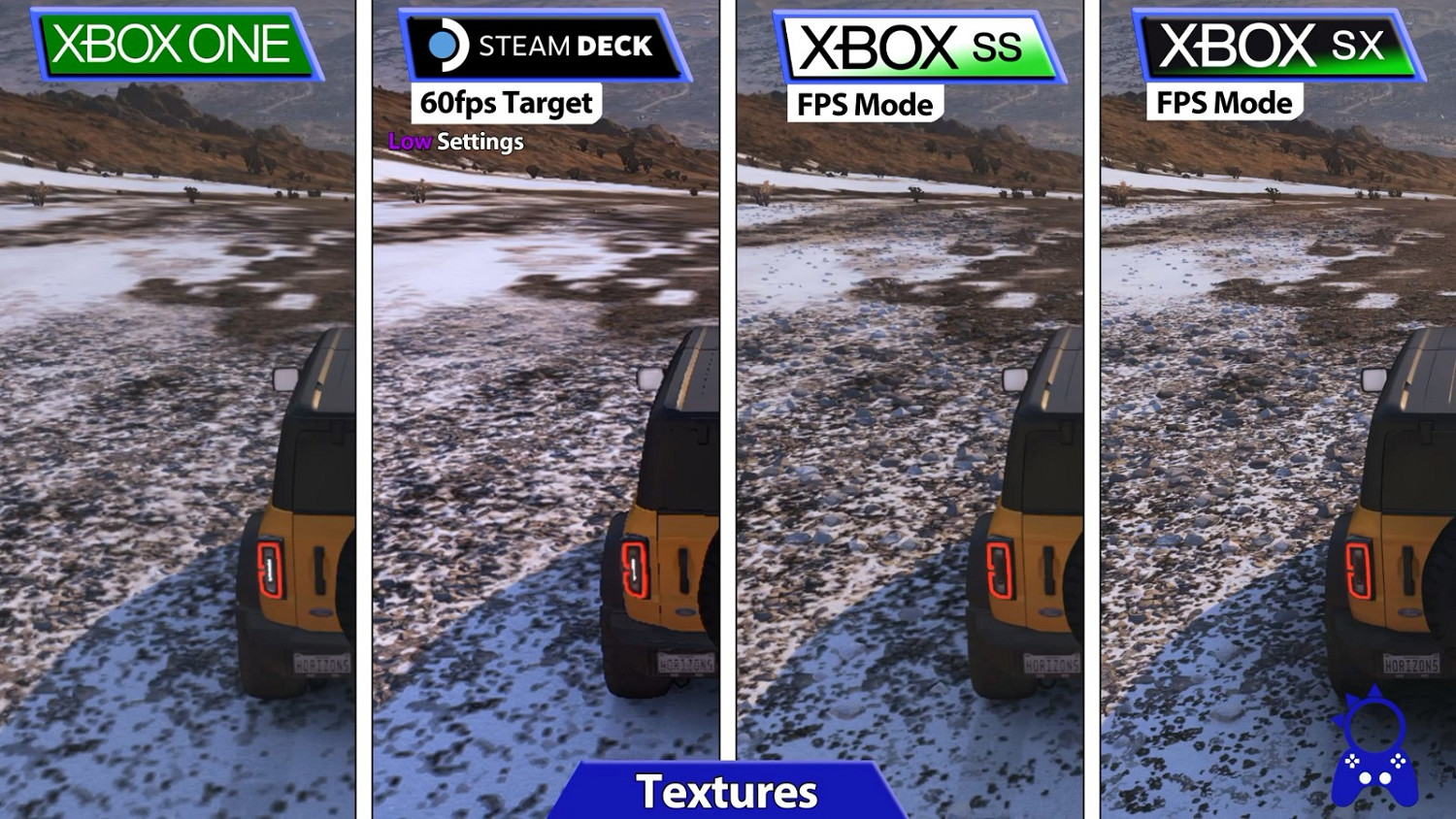 《極限競速:地平線5》Steam Deck和Xbox版畫面對比 《極限競速:地平線5》Steam Deck和Xbox版畫面對比