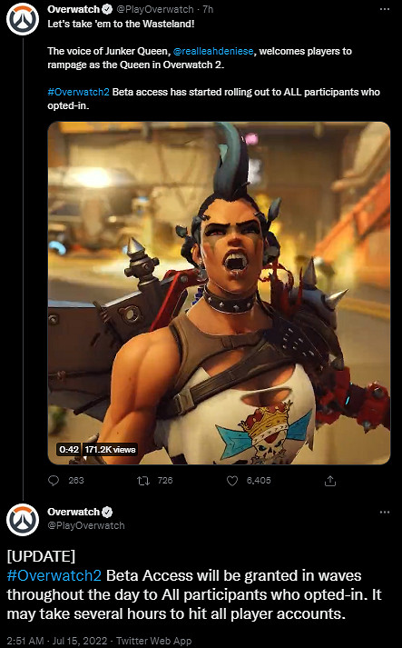 《鬥陣特攻2》B測資格全開!所有申請玩家均可參與! 《鬥陣特攻2》B測資格全開!所有申請玩家均可參與!