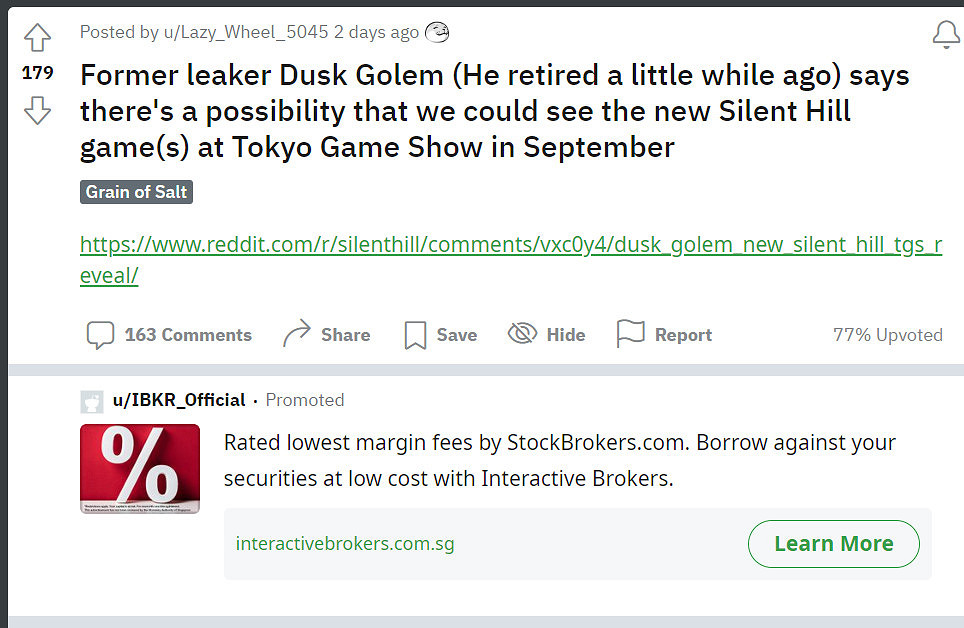 傳《沉默之丘》新作可能會在東京電玩展上公布 傳《沉默之丘》新作可能會在東京電玩展上公布