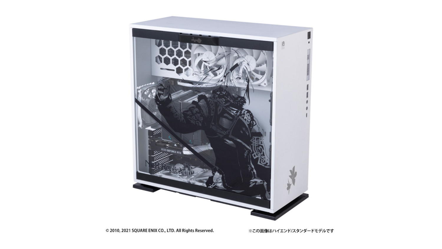 SE推出《尼爾》主題遊戲PC機箱 黑白配色精美無比！