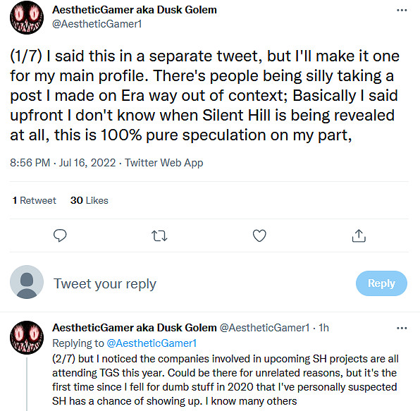 舅舅黨猜測《沉默之丘》新作將來有可能於9月東京電玩展公布 舅舅黨猜測《沉默之丘》新作將來有可能於9月東京電玩展公布