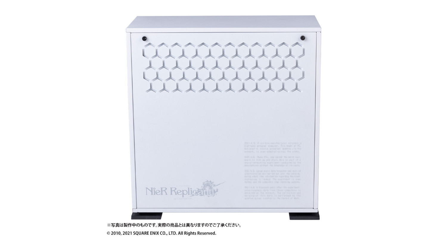 SE推出《尼爾》主題遊戲PC機箱 黑白配色精美無比！
