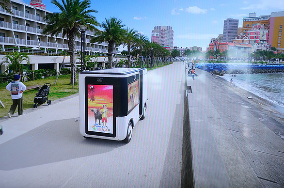 在車上體驗VR!索尼 雅馬哈推移動虛擬真實體驗車 在車上體驗VR!索尼 雅馬哈推移動虛擬真實體驗車