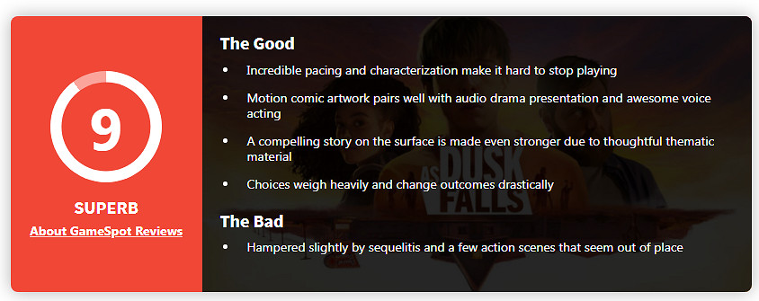 《日落黃昏時》全球媒體評分解禁 普遍好評MC均分79! 《日落黃昏時》全球媒體評分解禁 普遍好評MC均分79!