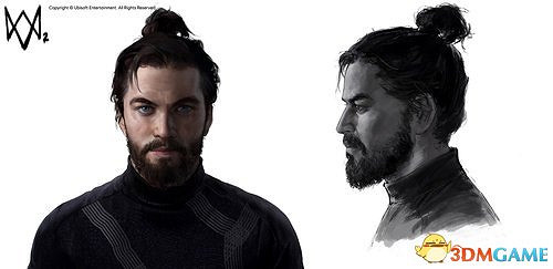 育碧牛人多！設計小哥曝光《看門狗2》人設藝術圖