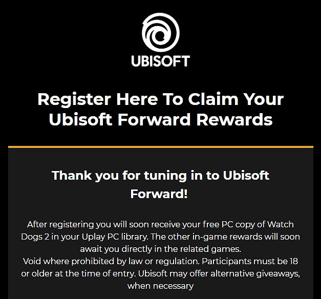 育碧:所有人都能免費獲得《看門狗2》 即使無法登錄Uplay 育碧:所有人都能免費獲得《看門狗2》 即使無法登錄Uplay