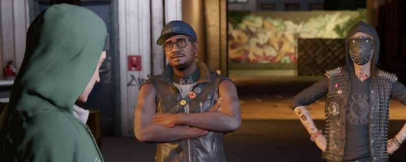 看門狗2螢幕上有個小藍貓