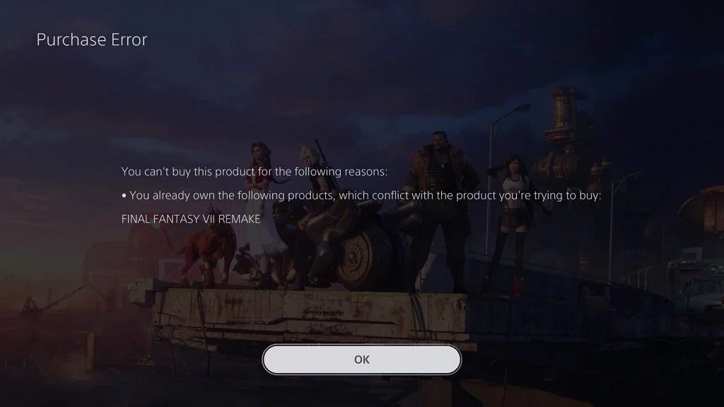PS+二檔新會免出問題 玩家無法領取《太空戰士7:重製過渡版》 PS+二檔新會免出問題 玩家無法領取《太空戰士7:重製過渡版》