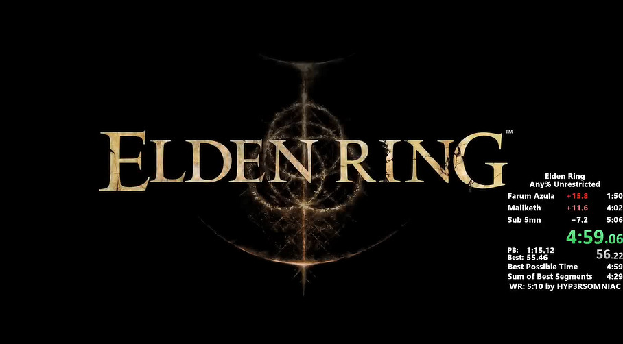 《艾爾登法環》速通突破5分大關 世界新認證記錄 《艾爾登法環》速通突破5分大關 世界新認證記錄