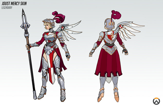 《鬥陣特攻》天使傳奇皮膚“皇家騎士”上線！限時售賣