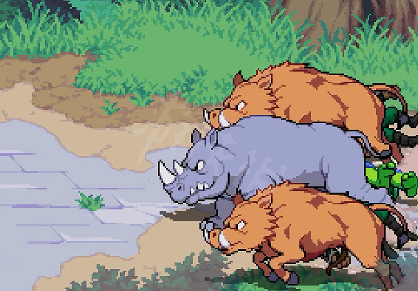 《忍者龜許瑞德的復仇》動物園裡的轟隆聲挑戰怎麽打？第四關挑戰打法