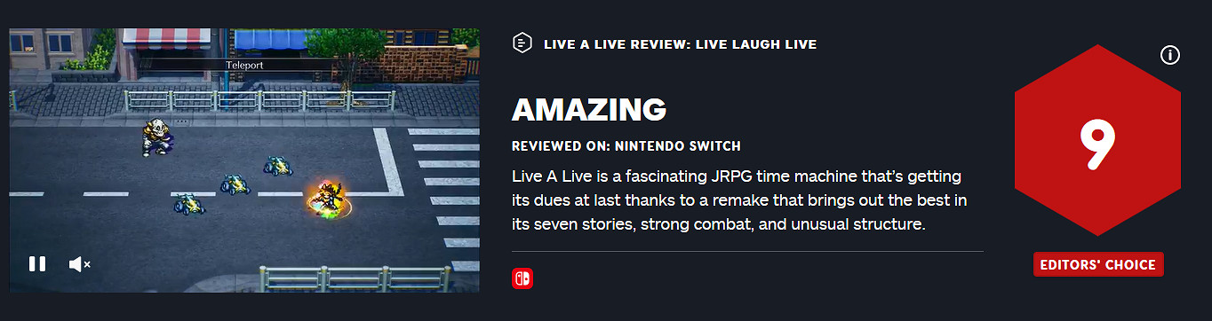 經典經久不衰！《時空勇士》M站均分82 IGN 9分