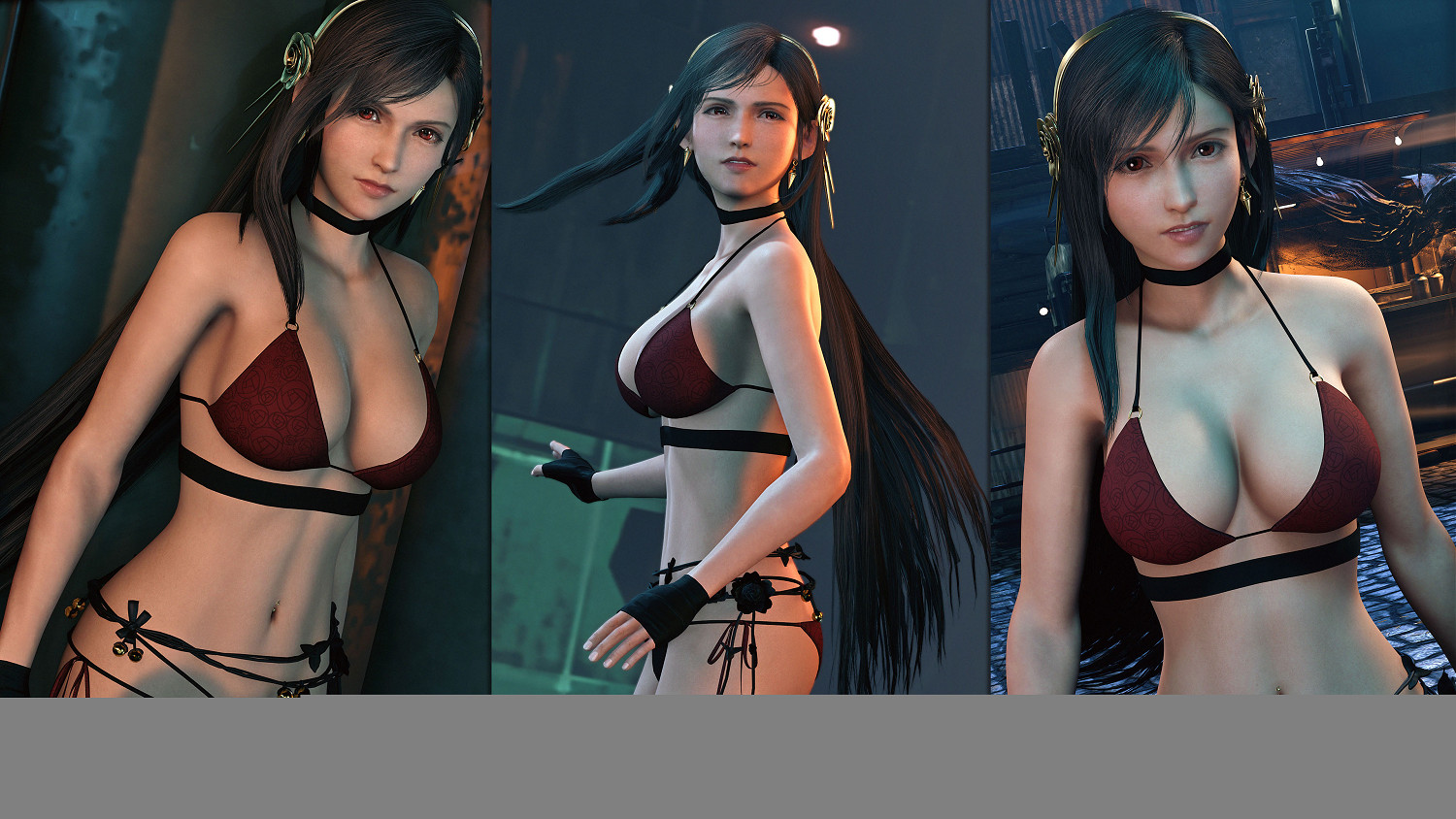 太太你也不想被克勞德看到吧?《FF7re》蒂法新泳衣Mod