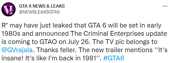 《GTA6》重返罪惡都市新猜測：R星預告彩蛋給暗示？