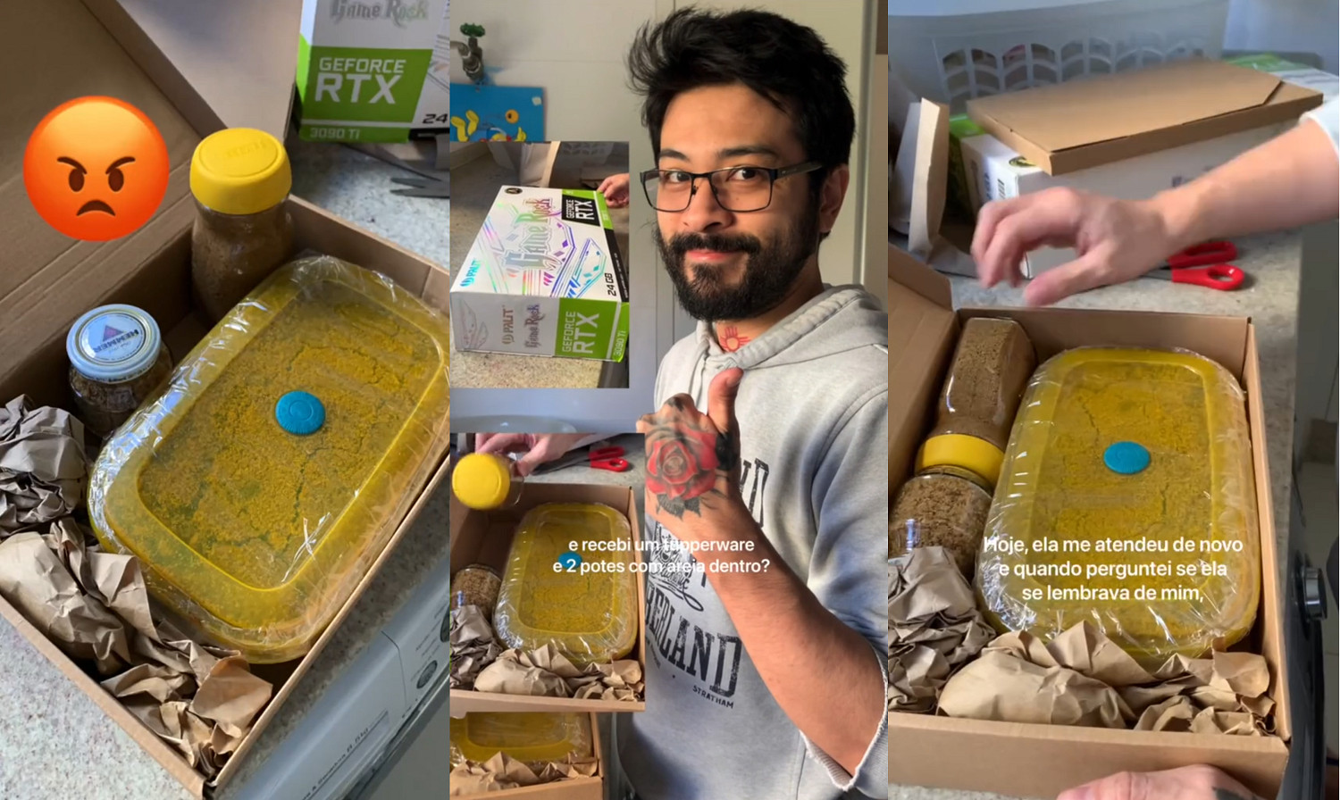 離譜！網友亞馬遜一萬七購買3090Ti：竟收到一堆沙子！