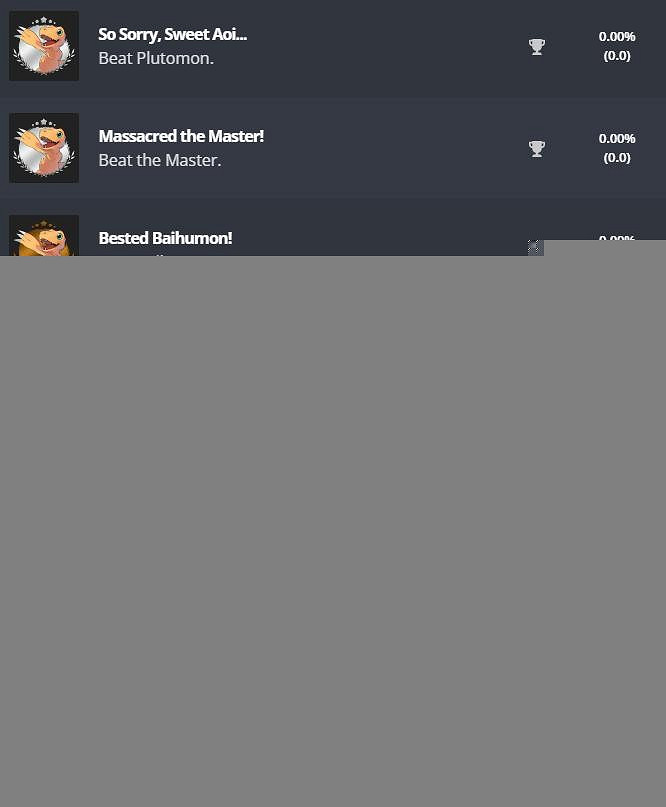 劇透警告!《數碼寶貝:絕境求生》PS4版獎杯曝光 劇透警告!《數碼寶貝:絕境求生》PS4版獎杯曝光