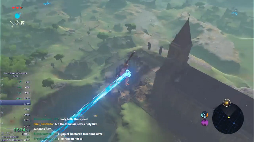 美國玩家以24分15秒 刷新自己的《薩爾達傳說 曠野之息》速通記錄 美國玩家以24分15秒 刷新自己的《薩爾達傳說 曠野之息》速通記錄