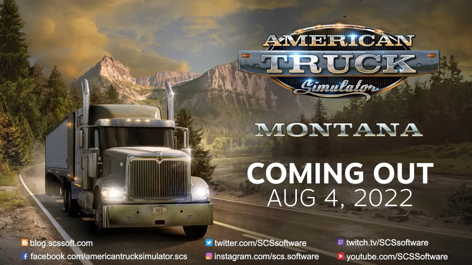 《美國卡車模擬》新DLC“蒙大拿州”發售日公開! 《美國卡車模擬》新DLC“蒙大拿州”發售日公開!