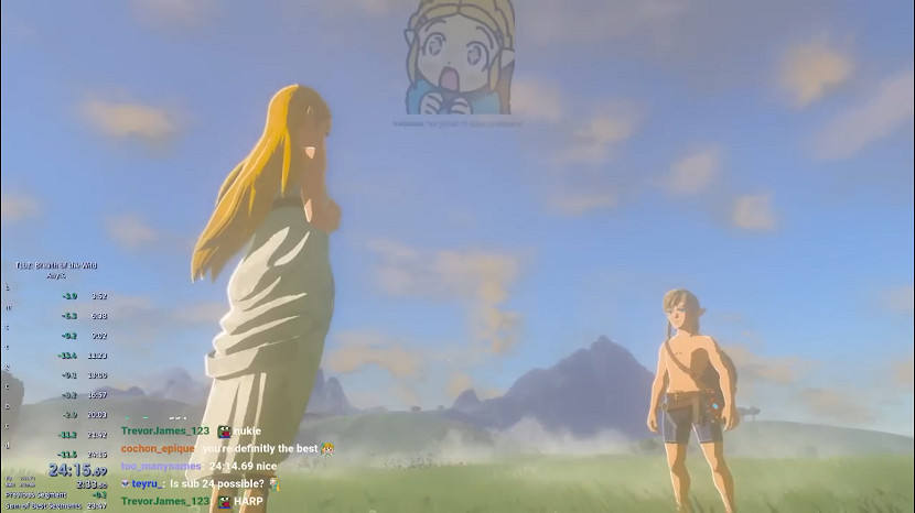 美國玩家以24分15秒 刷新自己的《薩爾達傳說 曠野之息》速通記錄 美國玩家以24分15秒 刷新自己的《薩爾達傳說 曠野之息》速通記錄