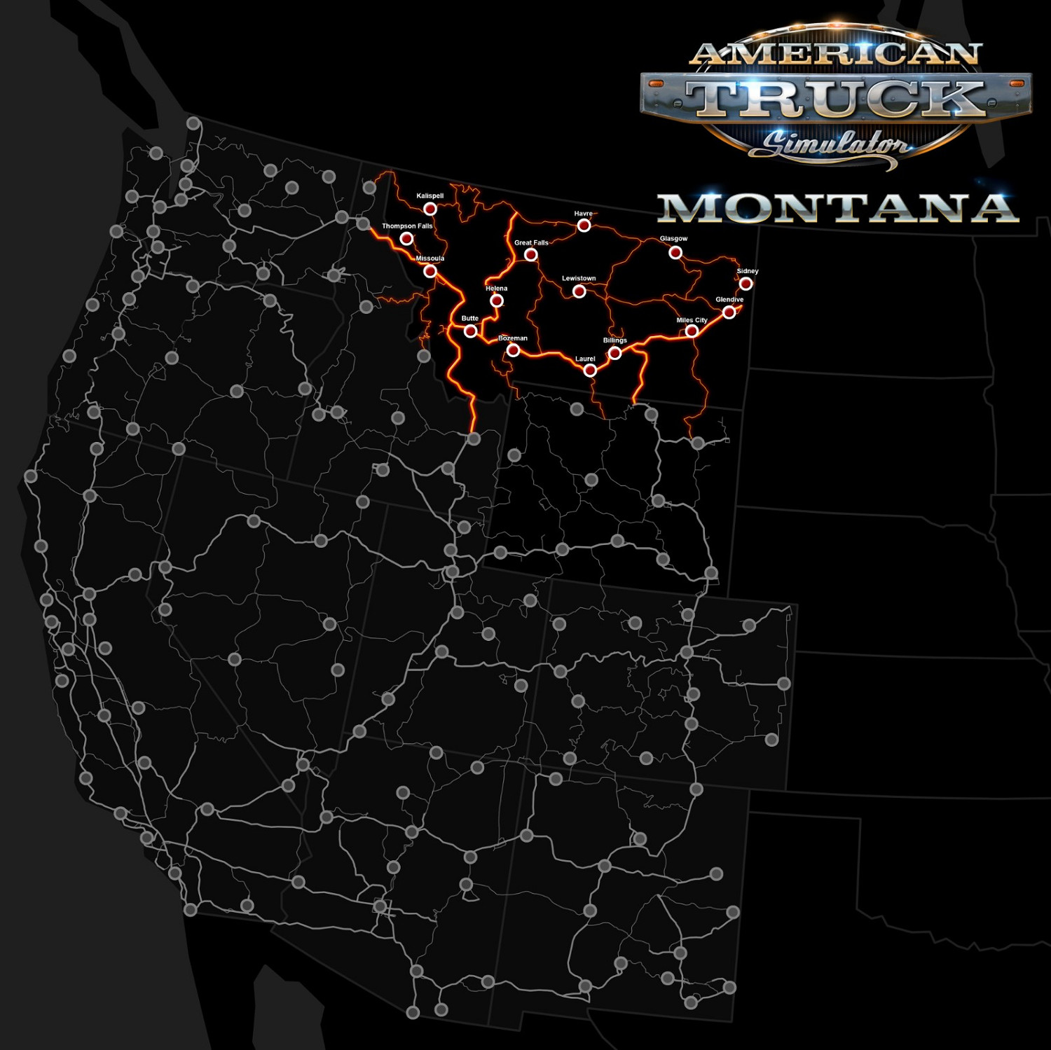 《美國卡車模擬》新DLC“蒙大拿州”發售日公開! 《美國卡車模擬》新DLC“蒙大拿州”發售日公開!