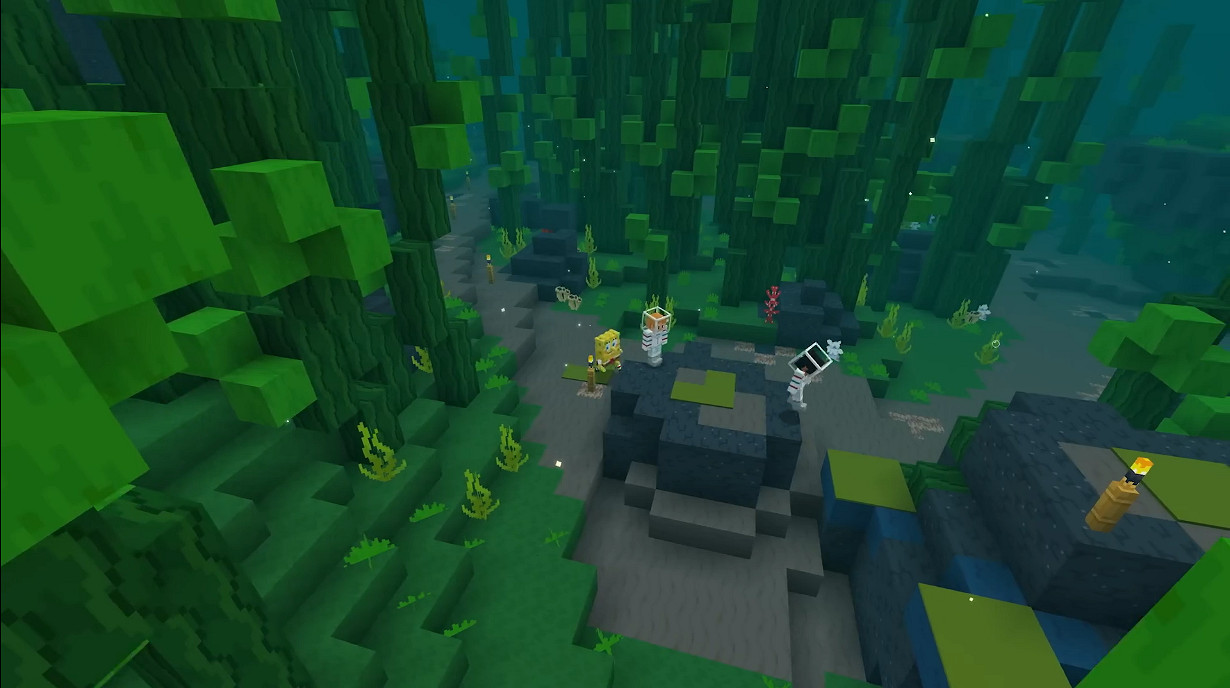 一起去抓水母吧!《當個創世神麥塊》DLC《海綿寶寶》上線 一起去抓水母吧!《當個創世神麥塊》DLC《海綿寶寶》上線