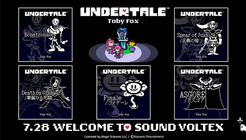 雙廚狂喜 《傳說之下》配樂將登陸《音律炫動》街機 雙廚狂喜 《傳說之下》配樂將登陸《音律炫動》街機