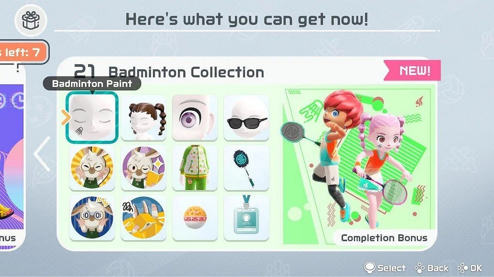 《任天堂Switch運動》更新內含13套角色服裝