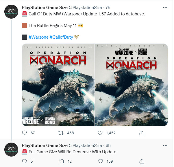 巨獸來襲!《決勝時刻:現代戰域》連動哥斯拉金剛活動 巨獸來襲!《決勝時刻:現代戰域》連動哥斯拉金剛活動