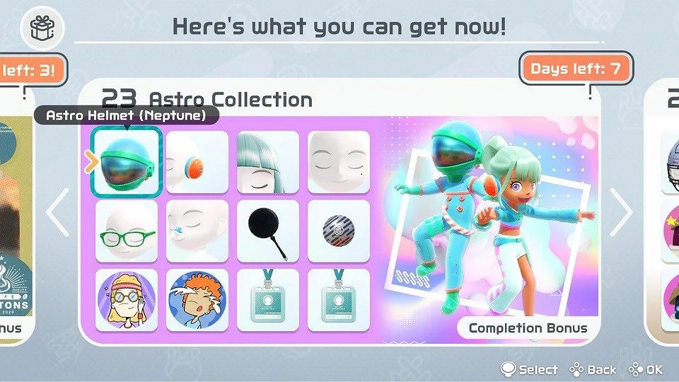 《任天堂Switch運動》更新內含13套角色服裝