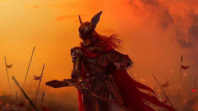 一毛一樣?俄妹COS《艾爾登法環》女武神:迎戰碎星! 一毛一樣?俄妹COS《艾爾登法環》女武神:迎戰碎星!