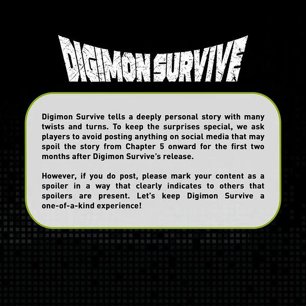 《數碼寶貝:絕境求生》今日發售 官方請願不要劇透! 《數碼寶貝:絕境求生》今日發售 官方請願不要劇透!