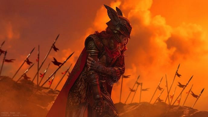 一毛一樣?俄妹COS《艾爾登法環》女武神:迎戰碎星! 一毛一樣?俄妹COS《艾爾登法環》女武神:迎戰碎星!