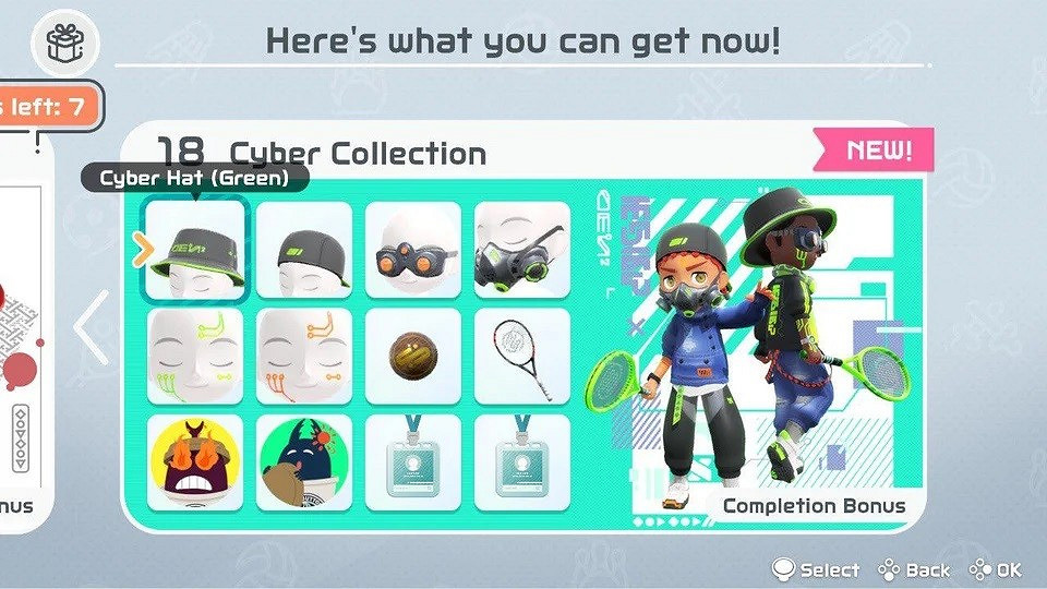 《任天堂Switch運動》更新內含13套角色服裝