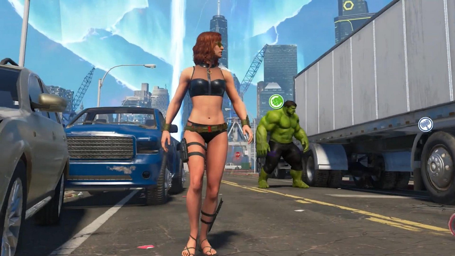 《漫威復仇者聯盟》夏季主題皮膚 性感寡姐清涼上陣 《漫威復仇者聯盟》夏季主題皮膚 性感寡姐清涼上陣