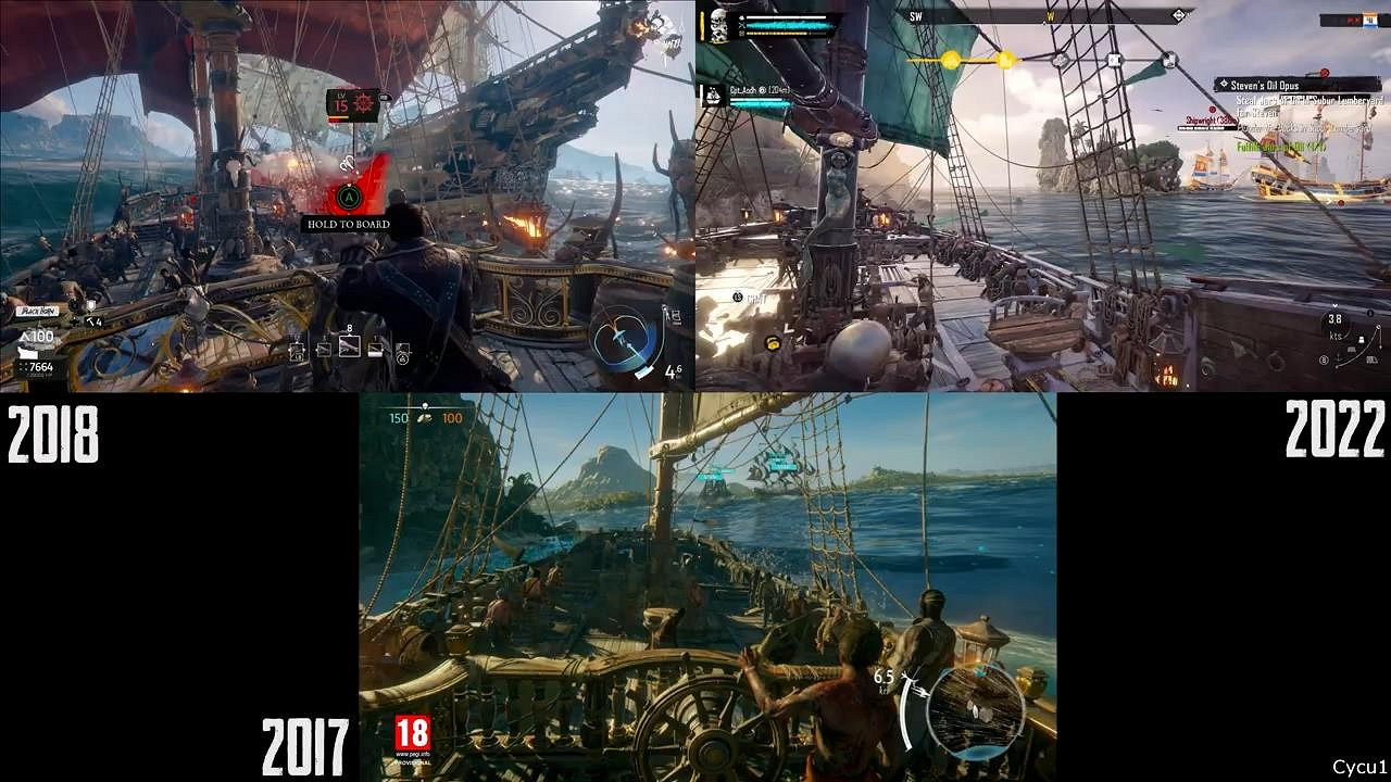 《怒海戰記》近五年變化對比影片 畫面和玩法越來越棒 《怒海戰記》近五年變化對比影片 畫面和玩法越來越棒