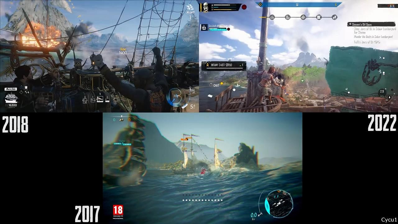 《怒海戰記》近五年變化對比影片 畫面和玩法越來越棒 《怒海戰記》近五年變化對比影片 畫面和玩法越來越棒