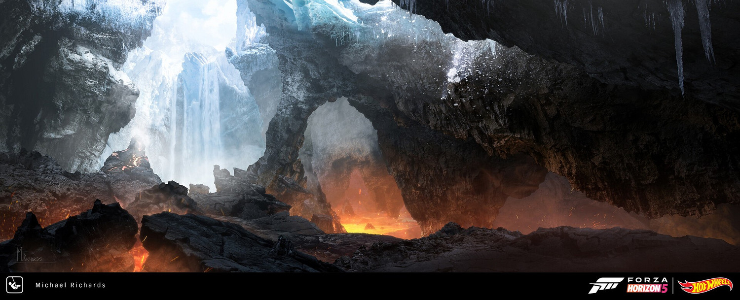 《地平線5》“風火輪”設定圖曝光 恢弘瀑布刺激衝擊 《地平線5》“風火輪”設定圖曝光 恢弘瀑布刺激衝擊