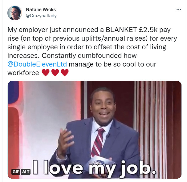 英國通貨膨脹 雙十一遊戲工作室給全員加薪2500英鎊