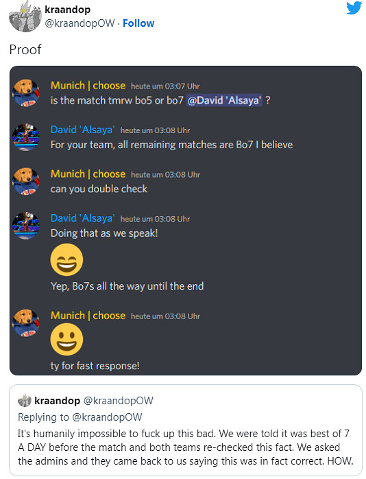 《鬥陣特攻》比賽中途突然改賽製？雙方隊伍不滿抗議