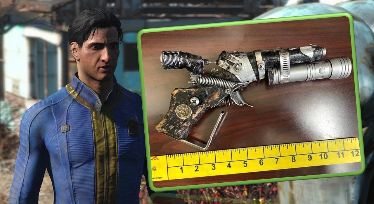 美國毒販自製《輻射》風格手槍 警察都驚呆了 美國毒販自製《輻射》風格手槍 警察都驚呆了