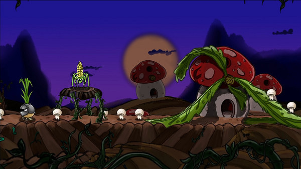 2D射擊平台遊戲《蔬菜威脅》 現已在Steam免費推出