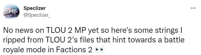 資料挖掘暗示《最後的生還者2》多人遊戲或有大逃殺模式