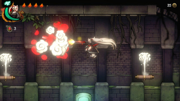 類銀河惡魔城2D動作遊戲《閻羅：冬柏傳》正式發售