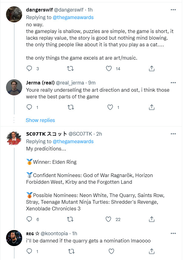 調皮搗蛋貓咪大隊!TGA:是否把《流浪》列入年度候選 調皮搗蛋貓咪大隊!TGA:是否把《流浪》列入年度候選