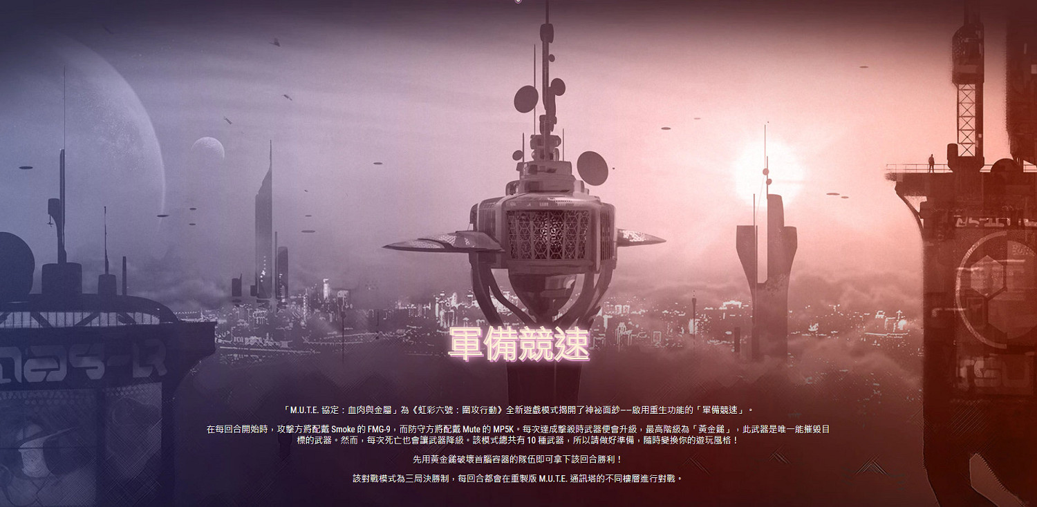 軍備競賽!《彩六:圍攻》新活動"二次出擊"今晚開啟! 軍備競賽!《彩六:圍攻》新活動"二次出擊"今晚開啟!