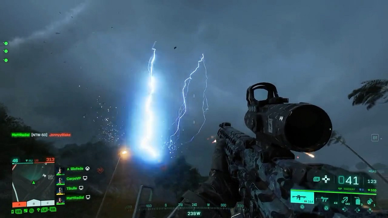 Bug還是彩蛋?《戰地風雲2042》出現超震撼閃電風暴 Bug還是彩蛋?《戰地風雲2042》出現超震撼閃電風暴