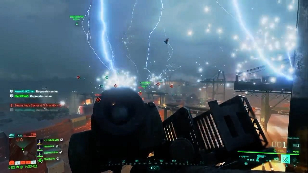 Bug還是彩蛋?《戰地風雲2042》出現超震撼閃電風暴 Bug還是彩蛋?《戰地風雲2042》出現超震撼閃電風暴