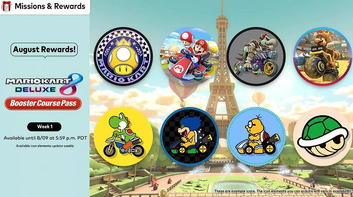 任天堂發布NSO會員新頭像素材 《馬車8》與《動森》主題